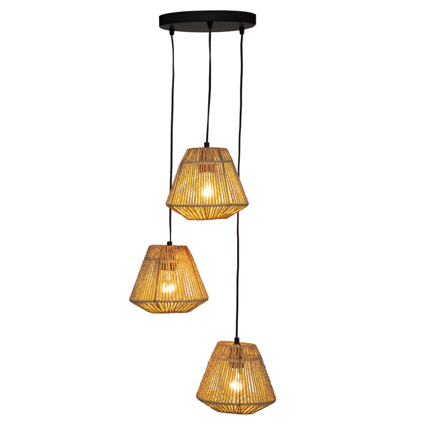 Atmosphera - Luster na lanku JILY 3xE27/40W/230V juta