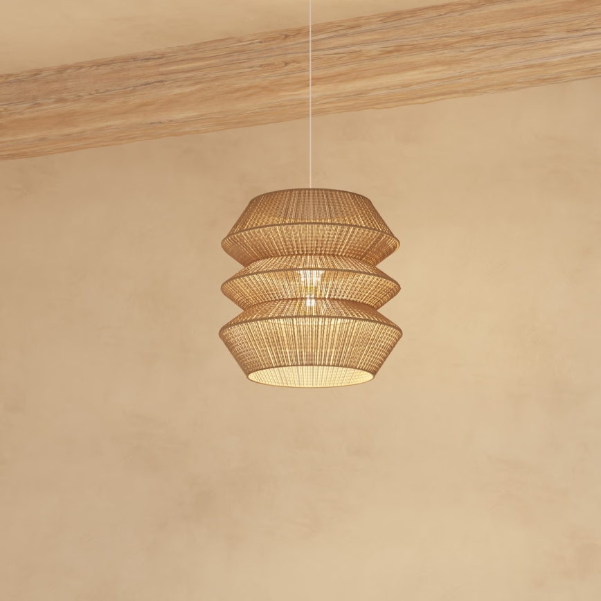 Atmosphera - Luster na lanku LIZA 1xE27/40W/230V juta