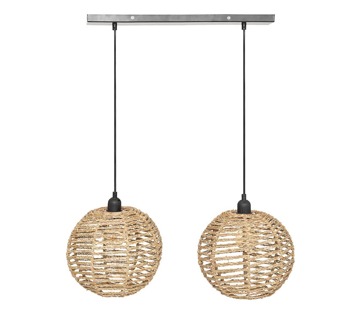 Atmosphera Atmosphera - Luster na lanku RANA 2xE27/40W/230V ratan