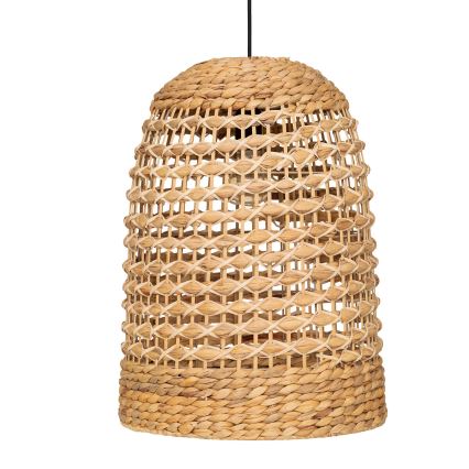 Atmosphera - Luster na lanku SAND 1xE27/40W/230V ratan/vodný hyacint