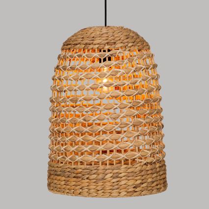 Atmosphera - Luster na lanku SAND 1xE27/40W/230V ratan/vodný hyacint
