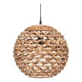 Atmosphera - Luster na lanku SAND 1xE27/40W/230V vodný hyacint