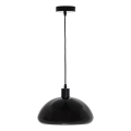 Atmosphera - Luster na lanku SAVIO 1xE27/40W/230V čierna