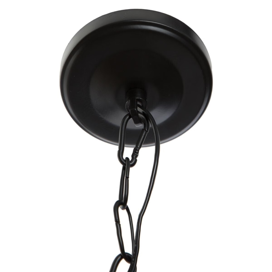 Atmosphera - Luster na reťazi BASALT 1xE27/25W/230V čierna