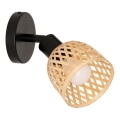 Atmosphera - Nástenné bodové svietidlo LIO 1xE14/25W/230V bambus