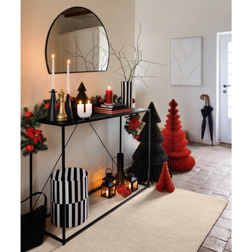 Atmosphera - Nástenné zrkadlo ALICE 65x90 cm čierna