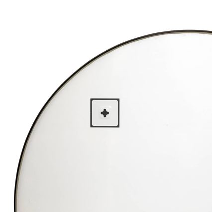 Atmosphera - Nástenné zrkadlo ALICE 65x90 cm čierna