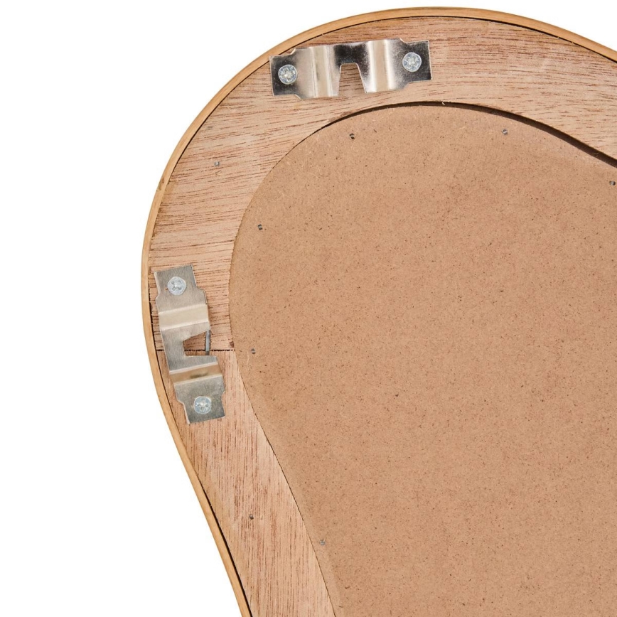 Atmosphera - Nástenné zrkadlo MAGGIE 100x70 cm s ratanovým rámom