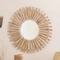 Atmosphera - Nástenné zrkadlo MANON pr. 88 cm jedľa