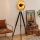 Atmosphera - Stojacia lampa LAHTI 1xE27/25W/230V paulovnia