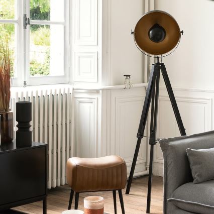Atmosphera - Stojacia lampa LAHTI 1xE27/25W/230V paulovnia