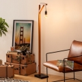Atmosphera - Stojacia lampa WILD 1xE27/25W/230V borovica