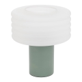 Atmosphera - Stolná lampa ASTI 1xE27/60W/230V zelená