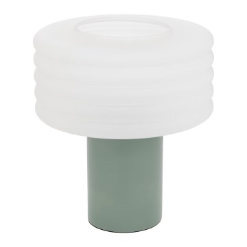 Atmosphera - Stolná lampa ASTI 1xE27/60W/230V zelená