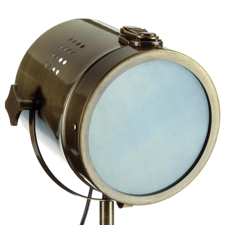 Atmosphera - Stolná lampa EBOR 1xE14/25W/230V borovica/mosadz