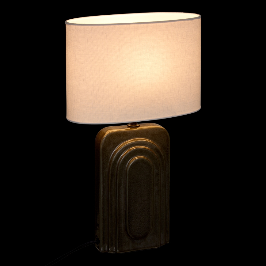 Atmosphera - Stolná lampa MONIA 1xE14/60W/230V čierna/biela