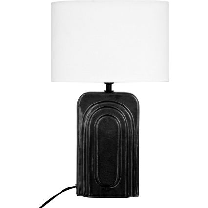 Atmosphera - Stolná lampa MONIA 1xE14/60W/230V čierna/biela