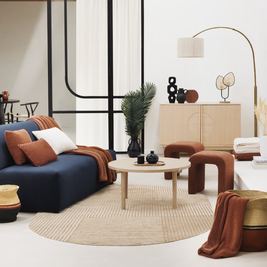 Atmosphera - Stolná lampa OLME 2xE27/40W/230V ratan