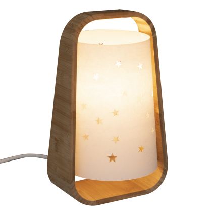 Atmosphera - Stolná lampa STARS 1xE14/40W/230V bambus