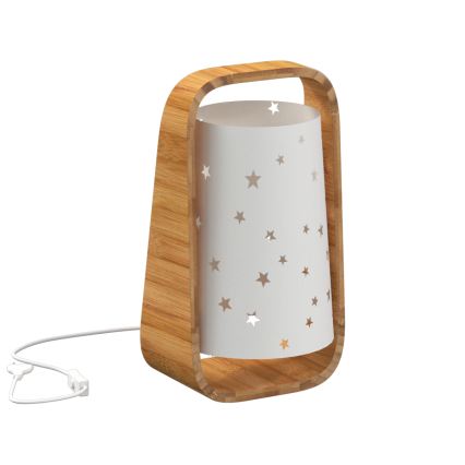 Atmosphera - Stolná lampa STARS 1xE14/40W/230V bambus