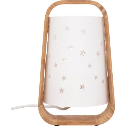 Atmosphera - Stolná lampa STARS 1xE14/40W/230V bambus