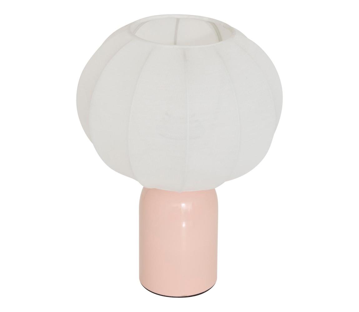 Atmosphera - Stolná lampa TOBIE 1xE27/60W/230V ružová 210392B