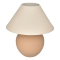 Atmosphera - Stolová lampa SEIYA 1xE27/60W/230V hnedá/béžová