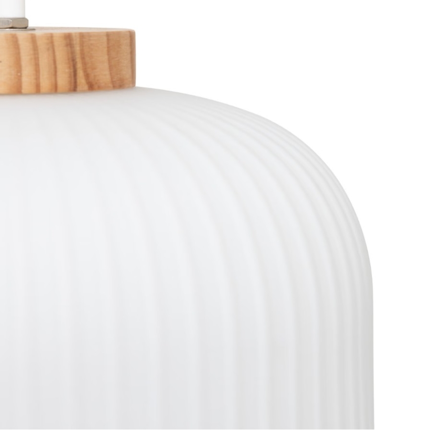 Atmosphera - Závesný luster na lanku TRAVIS 1xE27/25W/230V borovica