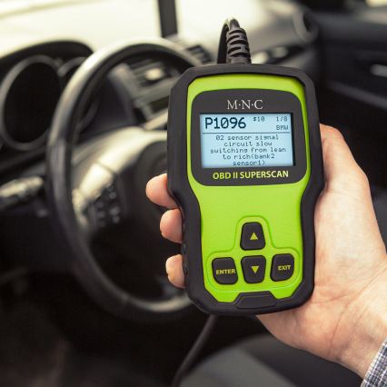 Autodiagnostický tester OBD2/12V
