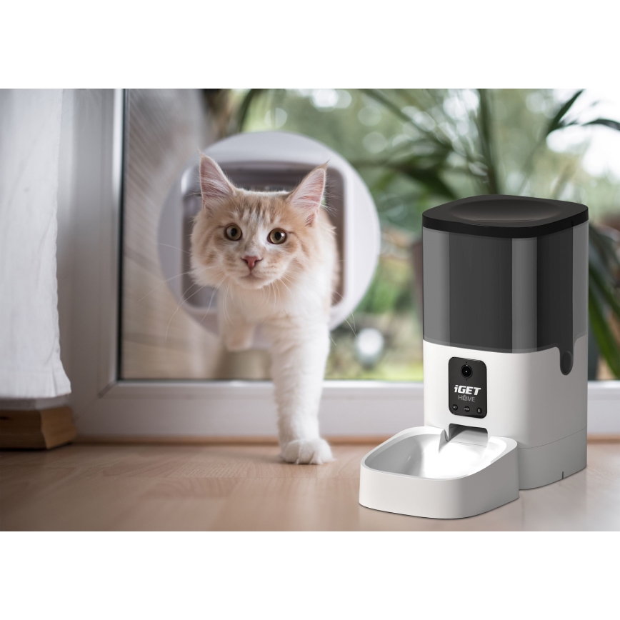 Automatický dávkovač krmiva s mikrofónom a kamerou 6l/230V Wi-Fi