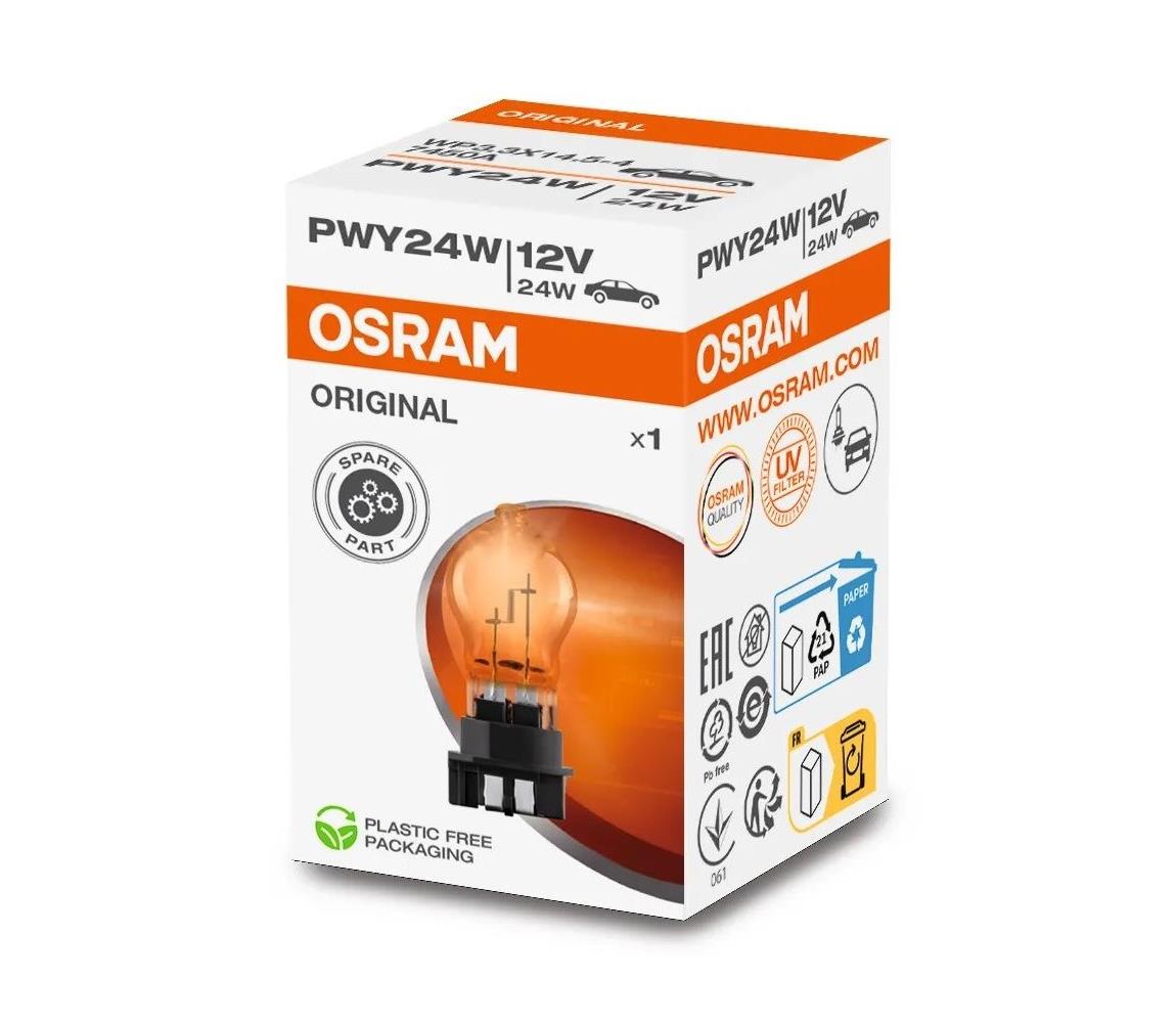 Automobilová žiarovka ORIGINAL WP3.3X14.5-4 PSX PWY24W/24W/12V - Osram 7450A