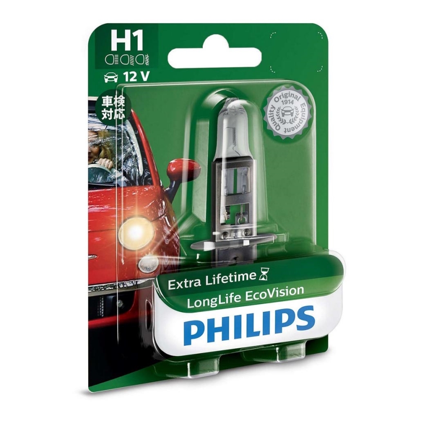 Autožiarovka Philips ECO VISION 12258LLECOB1 H1 P14,5s/55W/12V