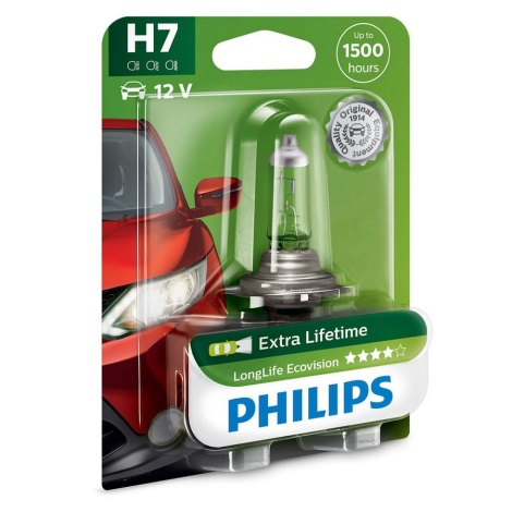 Autožiarovka Philips ECOVISION 12972LLECOB1 H7 PX26d/55W/12V
