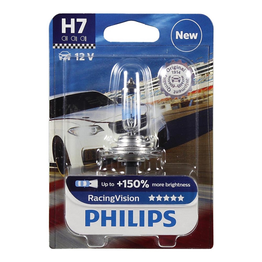 Autožiarovka Philips RACINGVISION 12972RVB1 H7 PX26d/55W/12V 3500K