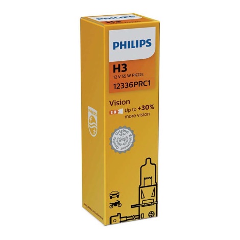 Autožiarovka Philips VISION 12336PRC1 H3 PK22s/55W/12V 3200K