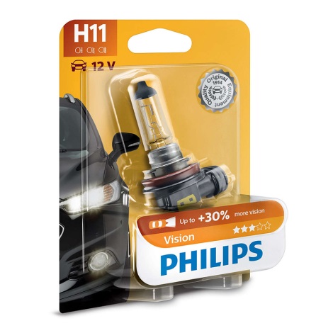 Autožiarovka Philips VISION 12362PRB1 H11 PGJ19-2/55W/12V 3200K