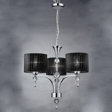 Azzardo AZ0498 - Luster na reťazi IMPRESS 3xE27/60W/230V