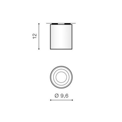 Azzardo AZ0858 - Stropné svietidlo BROSS 1xGU10/50W/230V