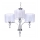 Azzardo AZ1006 - Luster na reťazi IMPRESS 3xE27/60W/230V