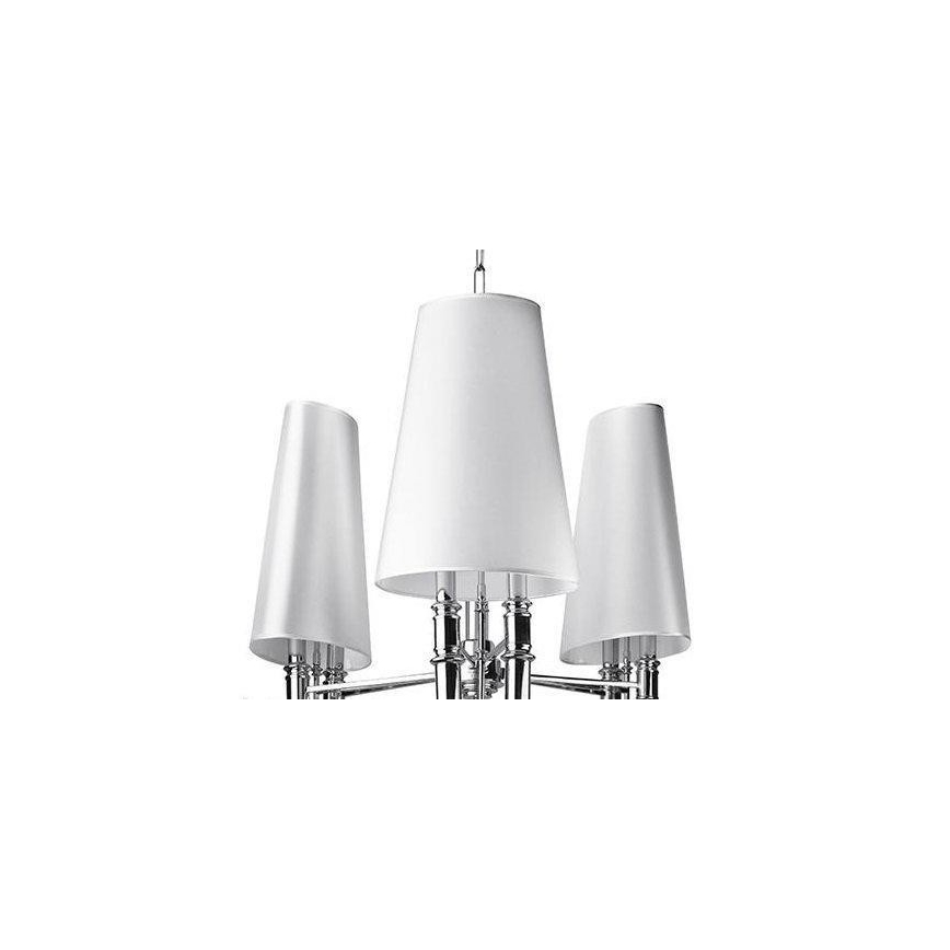 Azzardo AZ1232 - Luster na reťazi DIABLO 6xE14/11W/230V biela