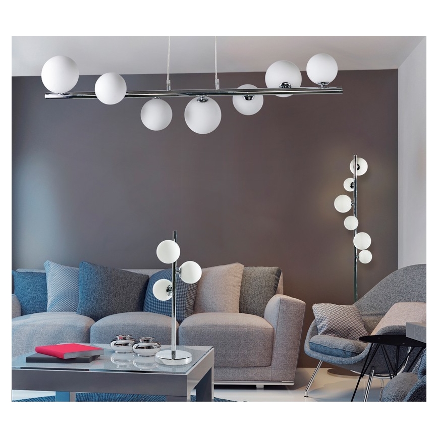 Azzardo AZ2101 - Stojacia lampa SYBILLA 6xG9/25W/230V