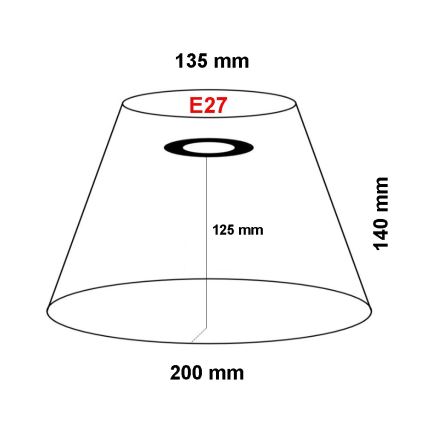 Azzardo AZ2598 - Tienidlo SHADE pr. 200mm šedá