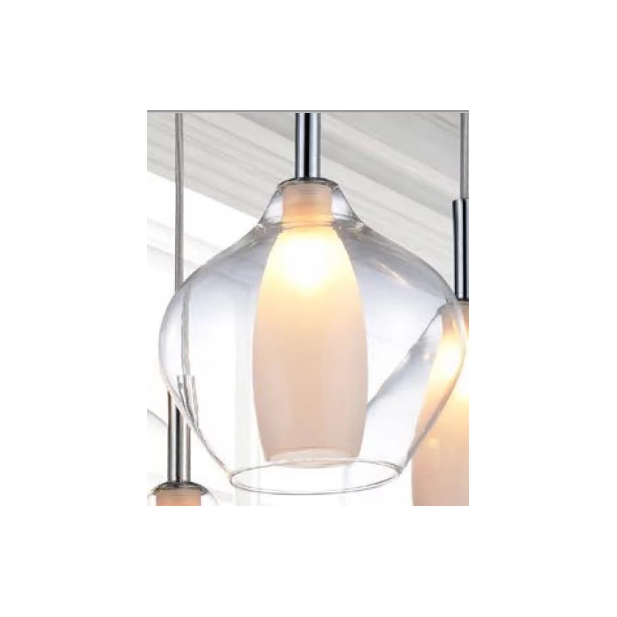 Azzardo AZ3074 - Luster na lanku AMBER 1xG9/40W/230V