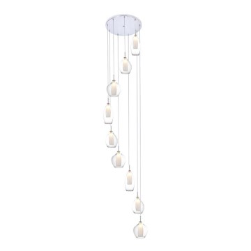 Azzardo AZ3102 - Luster na lanku MILANO 9xG9/40W/230V