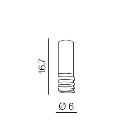 Azzardo AZ3125 - Stropné svietidlo LOCUS 1xGU10/35W/230V