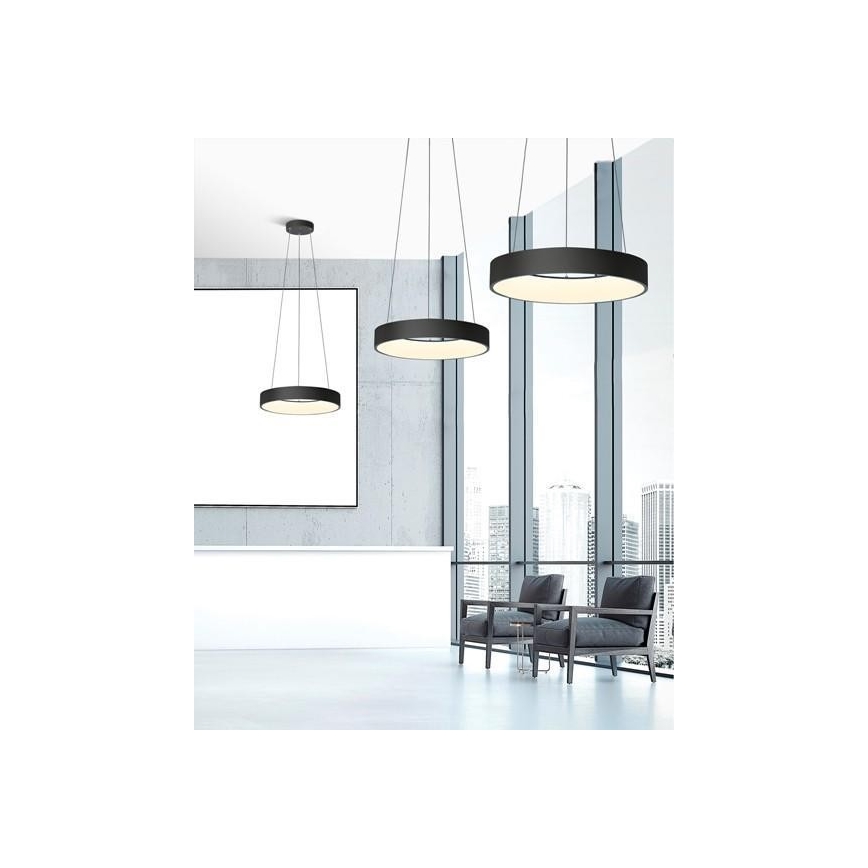 Azzardo AZ3449 - LED Stmievateľný lustsr na lanku SOVANA LED/80W/230V + diaľkové ovládanie
