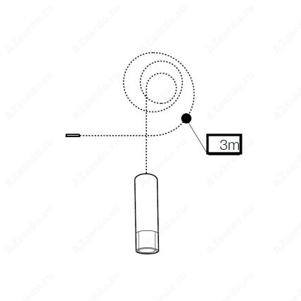 Azzardo AZ3457 - Záves ZIKO 1xG9/40W/230V