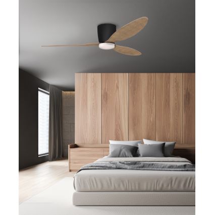 Azzardo AZ4450 - LED Stmievateľný stropný ventilátor VENETI LED/18W/230V 3000/4000/5500K+ diaľkové ovládanie