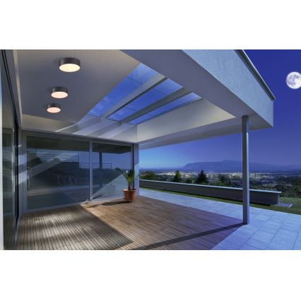 Azzardo AZ4490 - LED Vonkajšie stropné svietidlo CASPER LED/15W/230V IP54 okrúhly