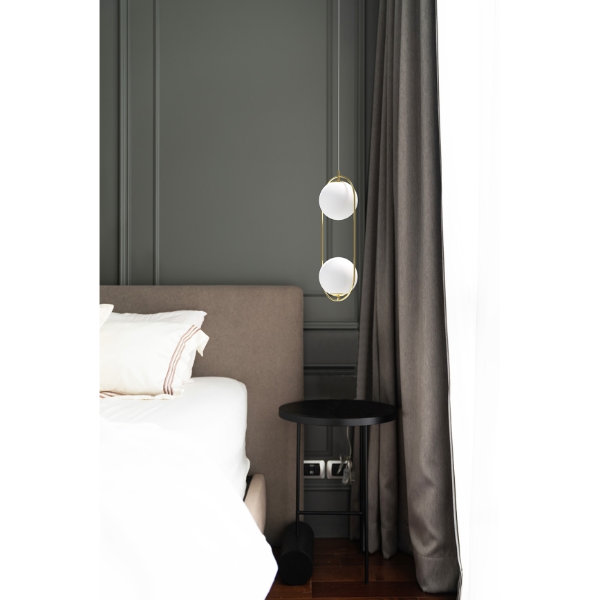 Azzardo AZ4982 - Luster na lanku COCO 2xG9/50W/230V